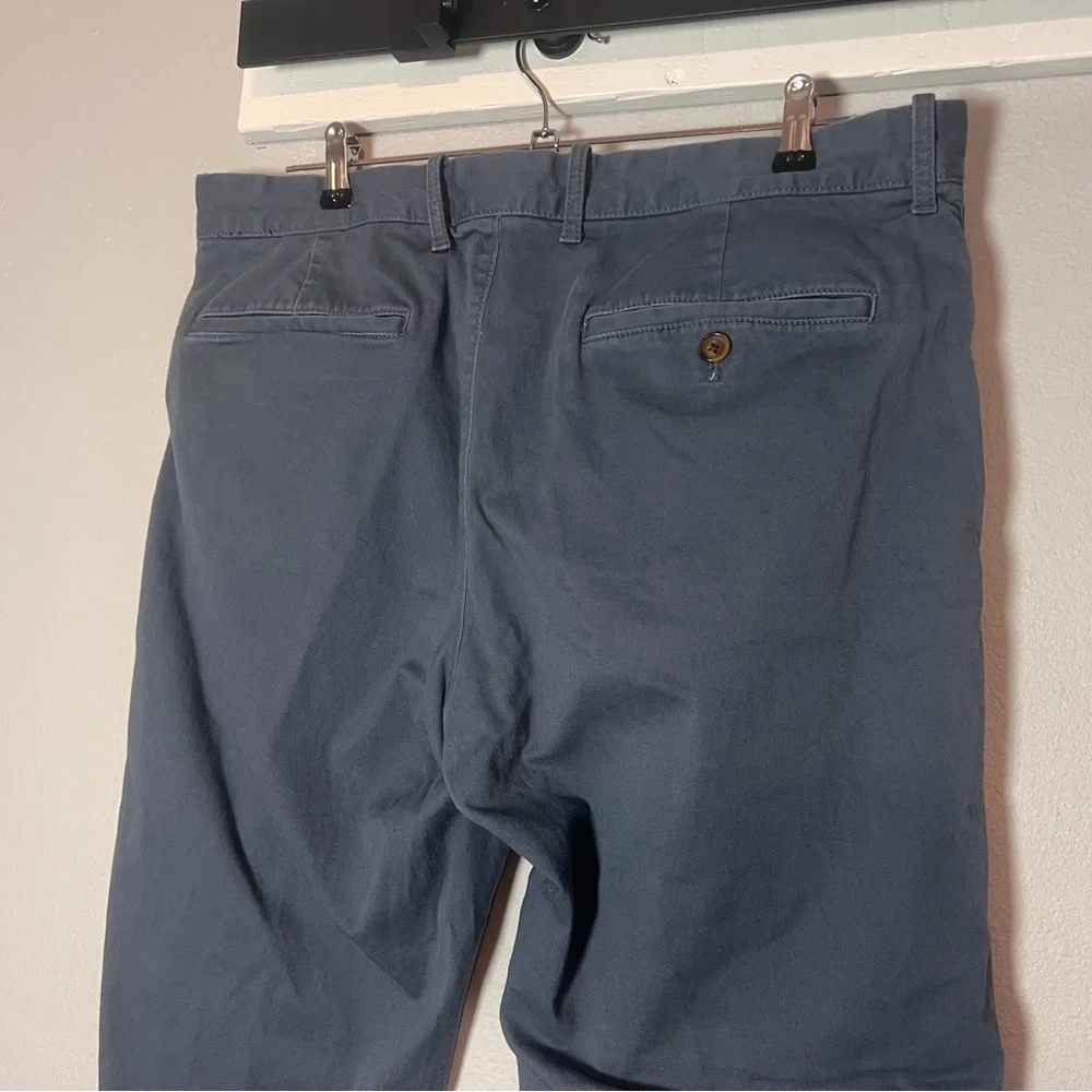 J. Crew Flex Straight Leg Chino Pants Size 35x32 Gray Business Casual Workwear
